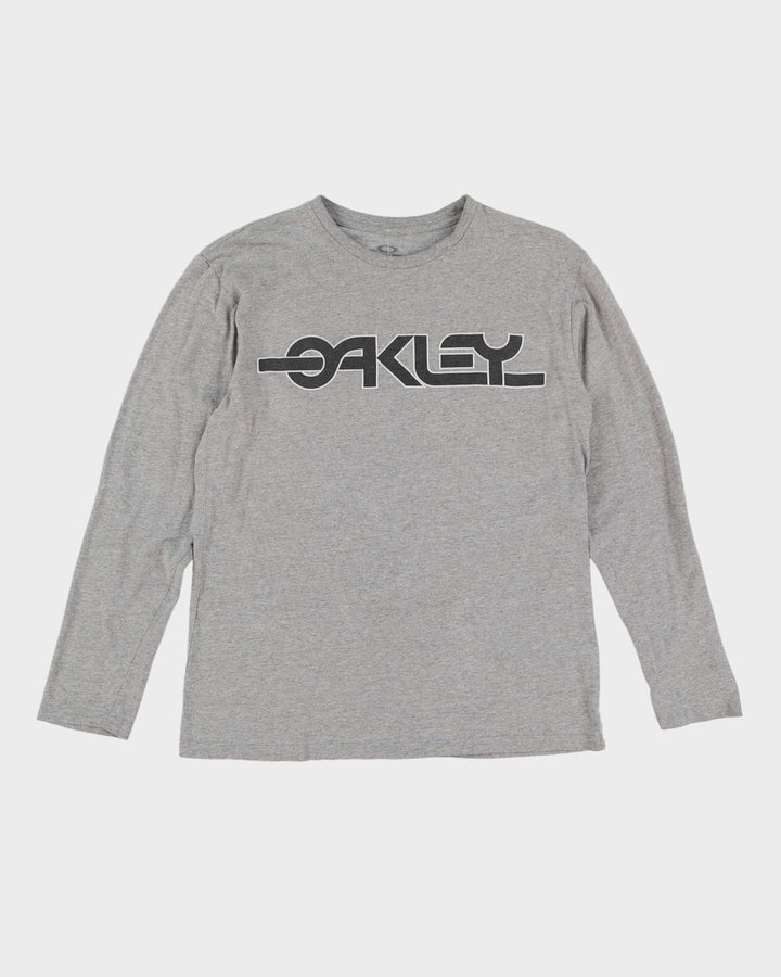 Oakley Grey Long Sleeve T-Shirt - M