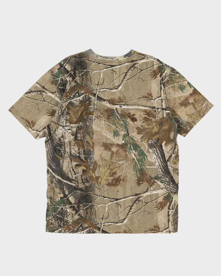 Carhartt Woodland Camo All Over Print Pocket T-Shirt - L