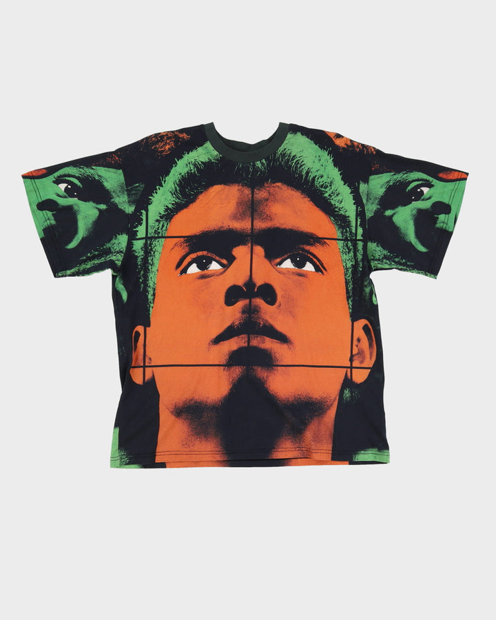 Moschino SPA All Over Face Print T-Shirt - L