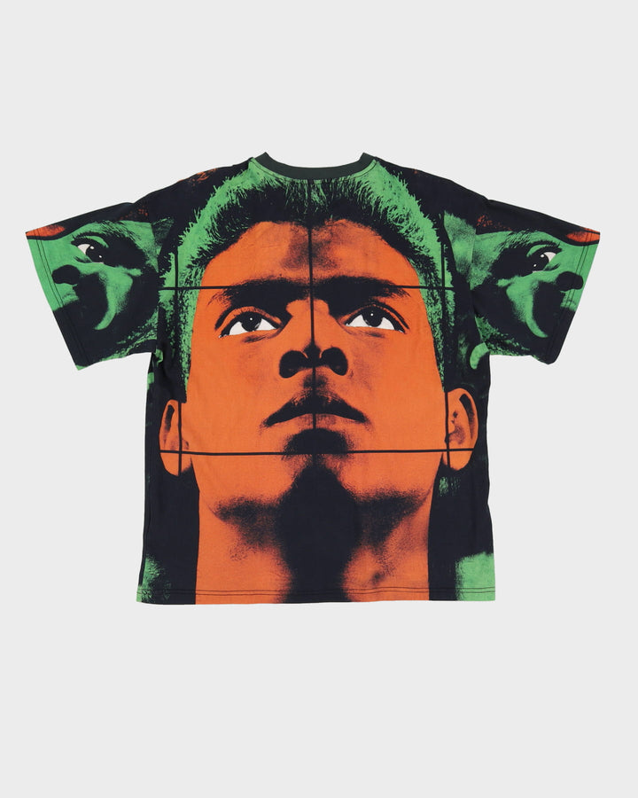 Moschino SPA All Over Face Print T-Shirt - L