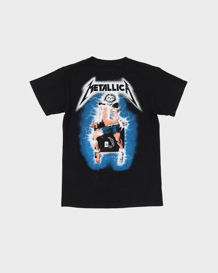 Metallica Kill 'Em All Double Sided Black Graphic Band T Shirt - XS / S