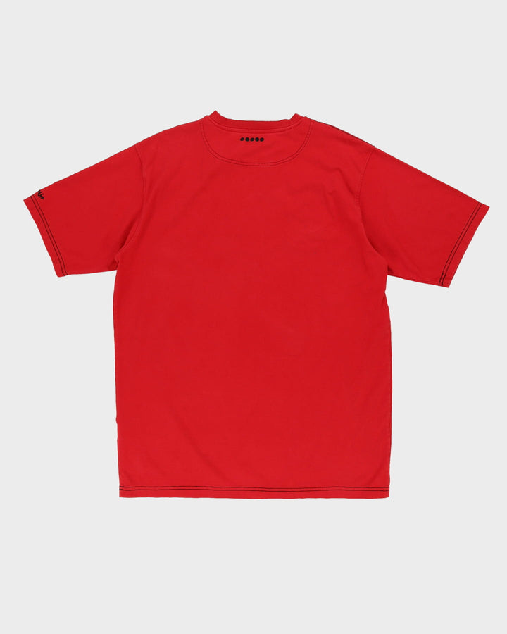 90s Red Coogi Heritage Felt Design T-Shirt - XXL
