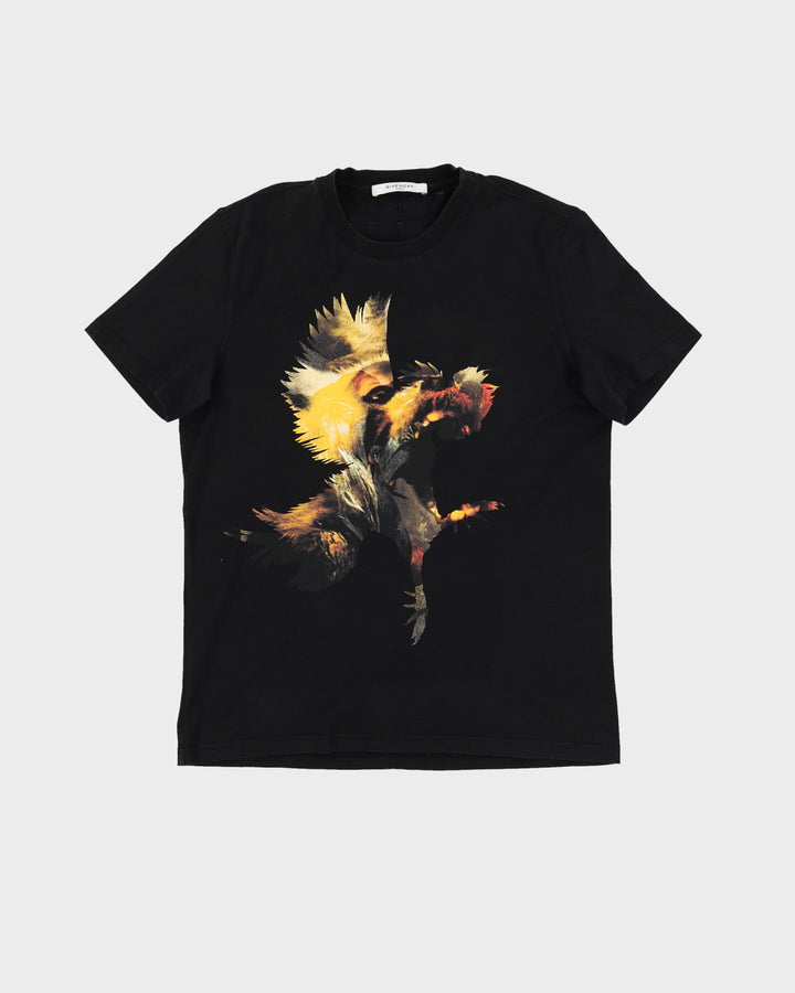 Givenchy Eagle / Bear Graphic Black T-Shirt - L