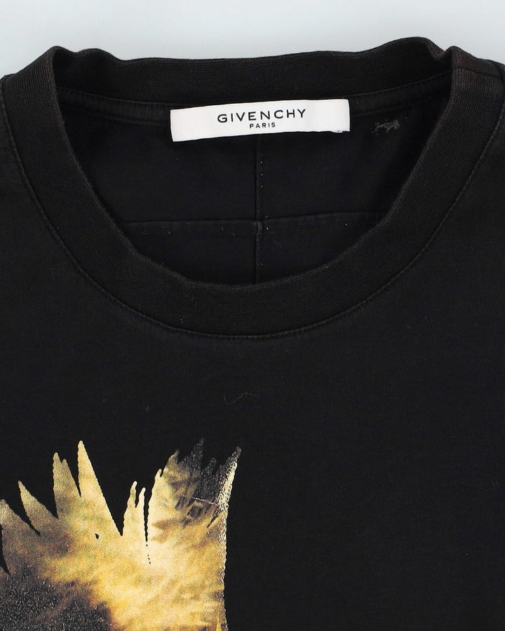Givenchy Eagle / Bear Graphic Black T-Shirt - L