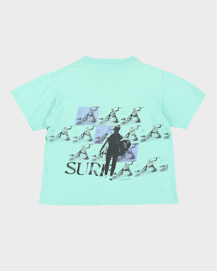 80s 'Surf' Boxy Fit Single Stitch Graphic T-Shirt - L