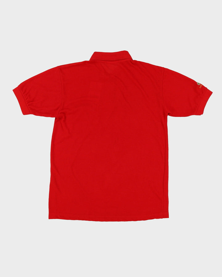 80s Lacoste Red Polo Shirt - S / M