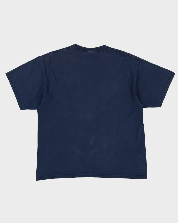 00s Nike Navy Graphic T-Shirt - L