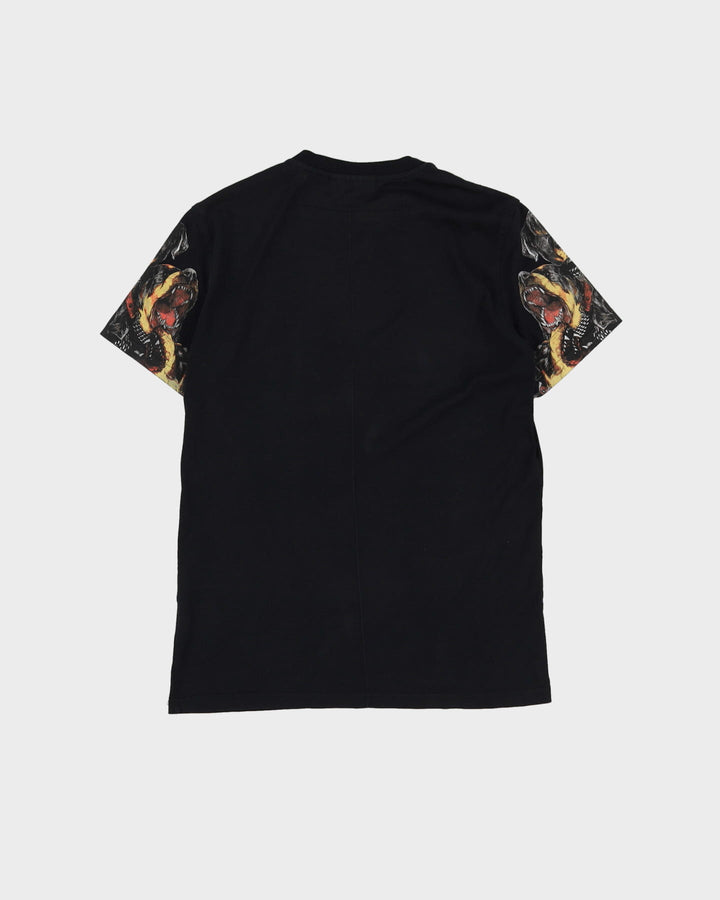 Givenchy Rottweiler Black Graphic Sleeve T-Shirt - S