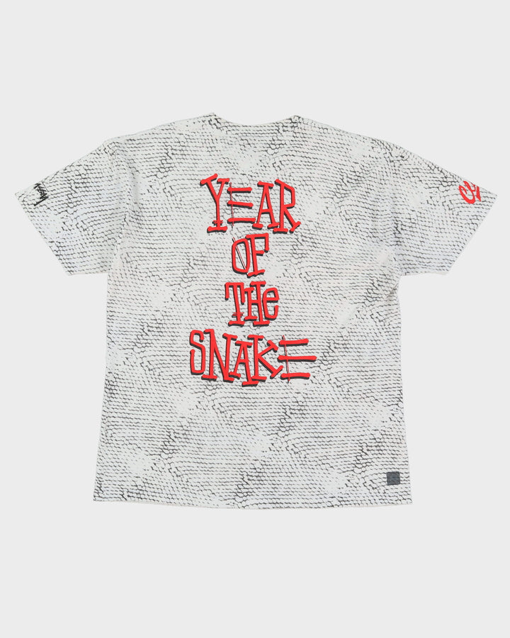 Stussy Year Of The Snake All Over Print T-Shirt - L