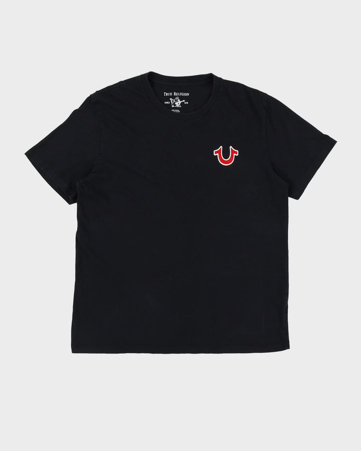 True Religion Guitar Graphic Black T-Shirt - L