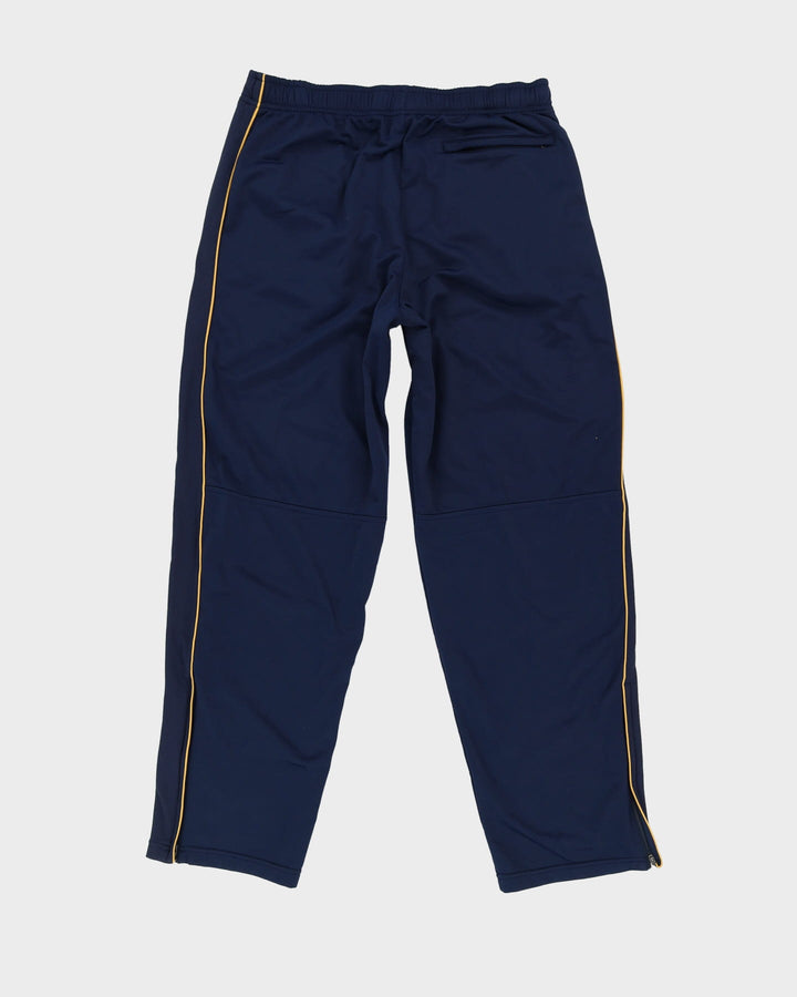 00s Nike Navy / Yellow Tracksuit Bottoms - XL