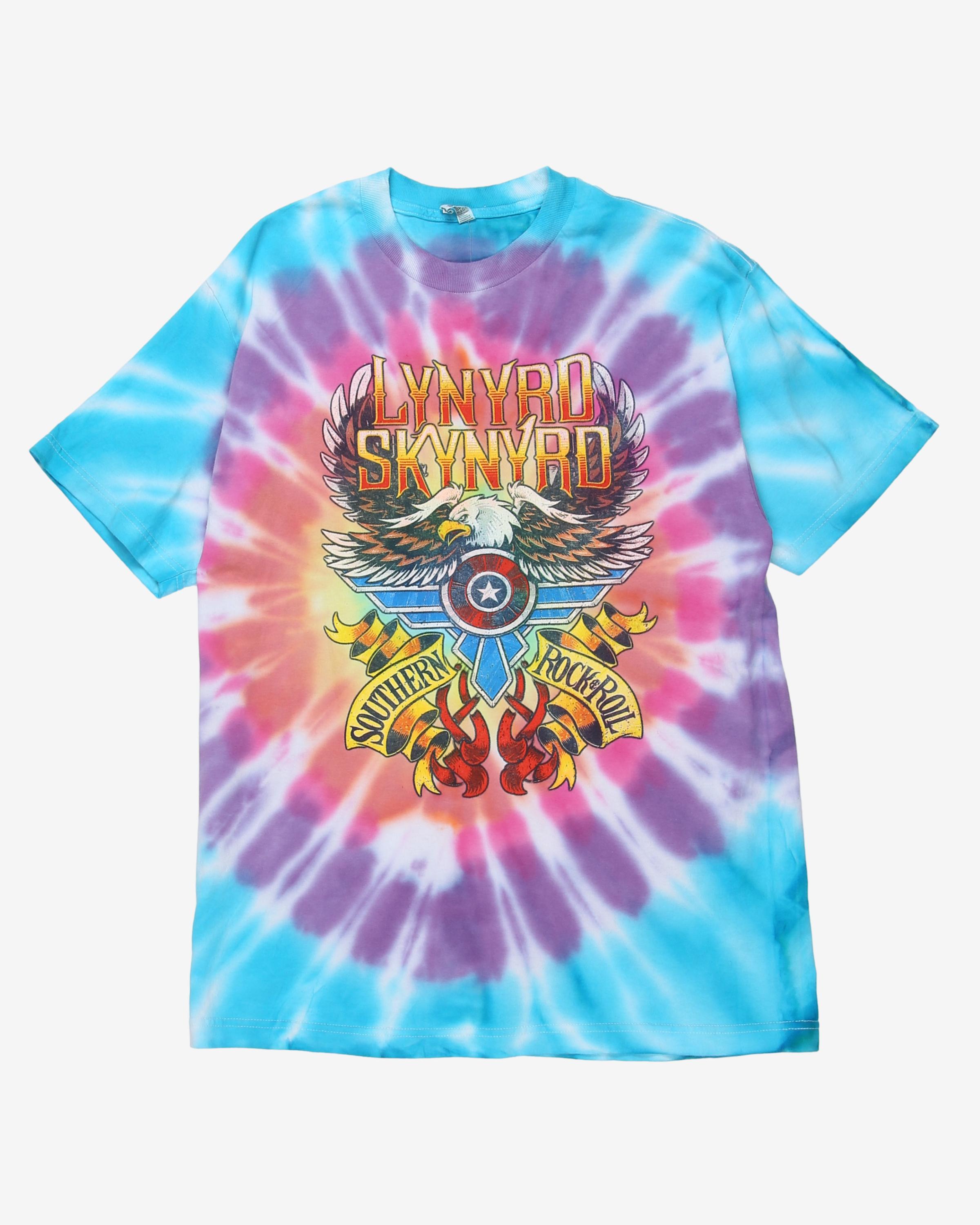 Lynyrd Skynyrd Southern Rock'n'Roll Tie-Dye T-Shirt L