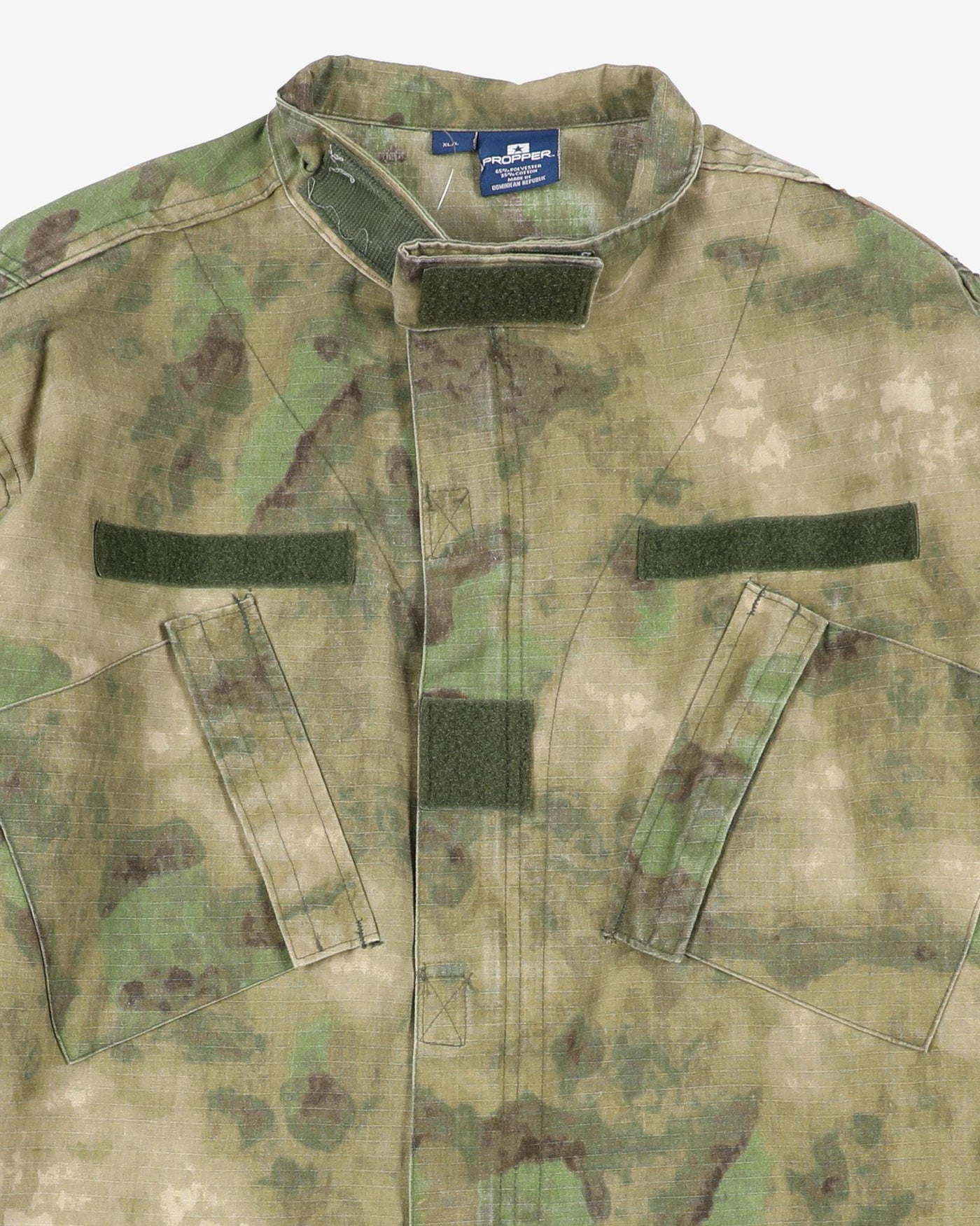 2000s Propper Brand ATACS Camouflage Combat Coat - X-Large