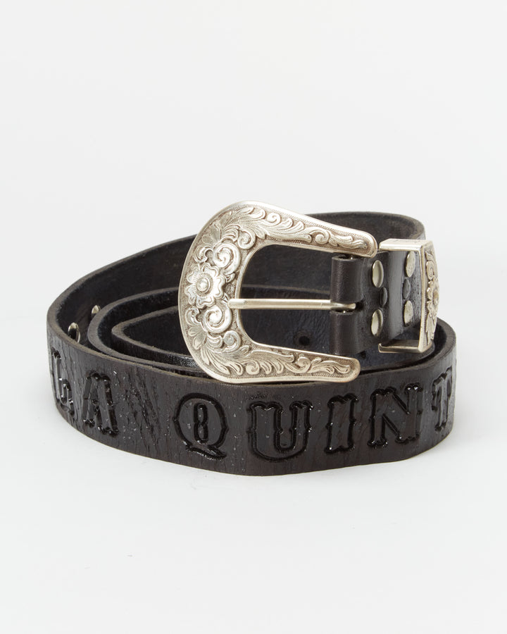 Diesel Leather With Rivets Belt - W43 W47