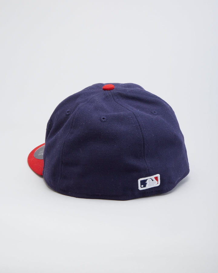 Cleveland Indians / Guardians Navy / Red Fitted Cap / Hat - 7 1/2