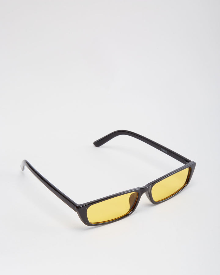 Kiki Black / Yellow Tint Sunglasses
