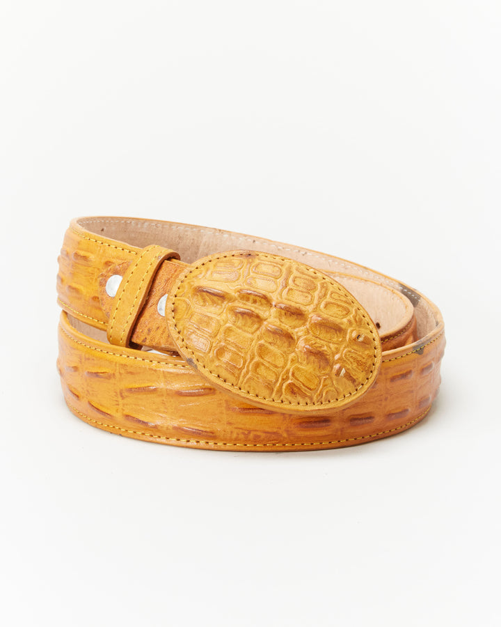 Brown Leather Belt - W37 W42