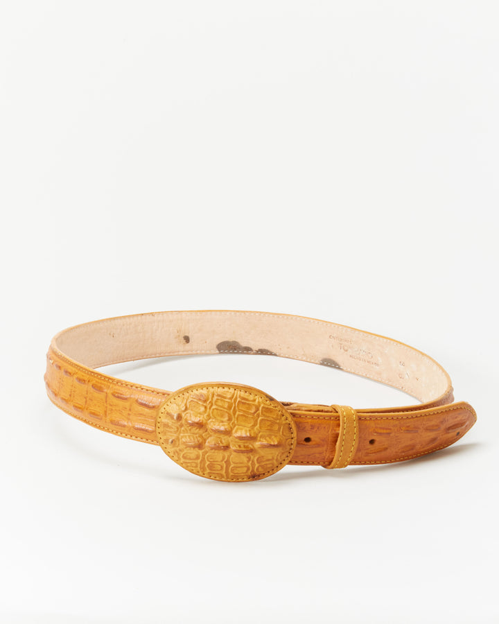 Brown Leather Belt - W37 W42