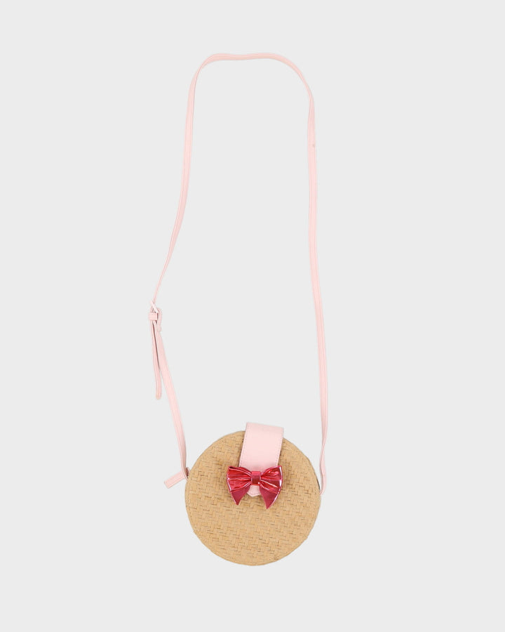 Juicy Couture Paper Straw Circular Shoulder Bag - One Size