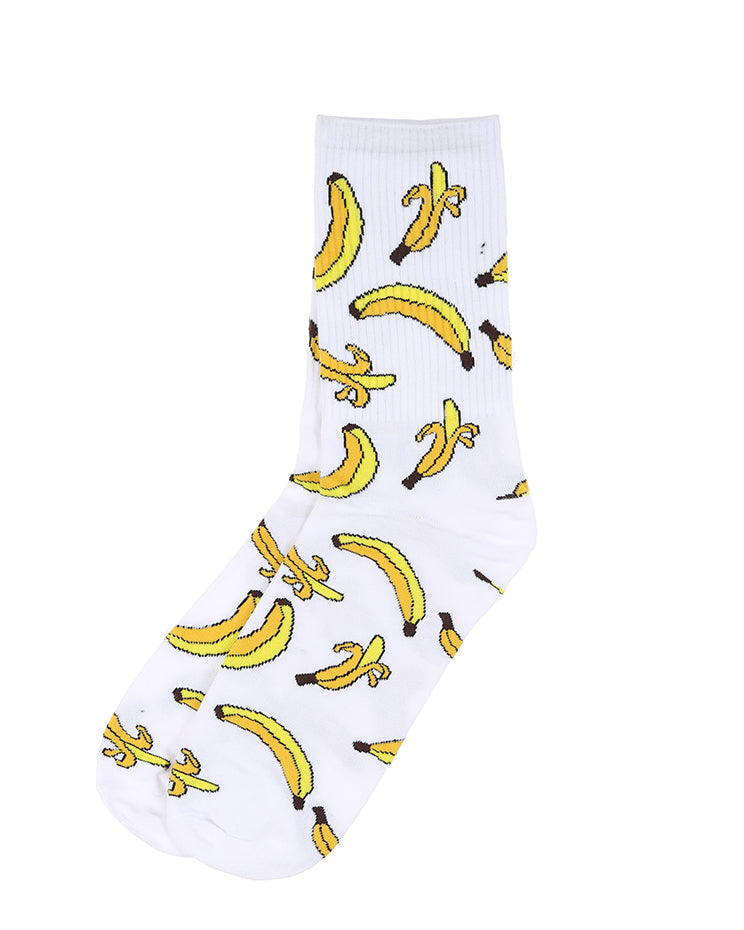 Banana Socks - White