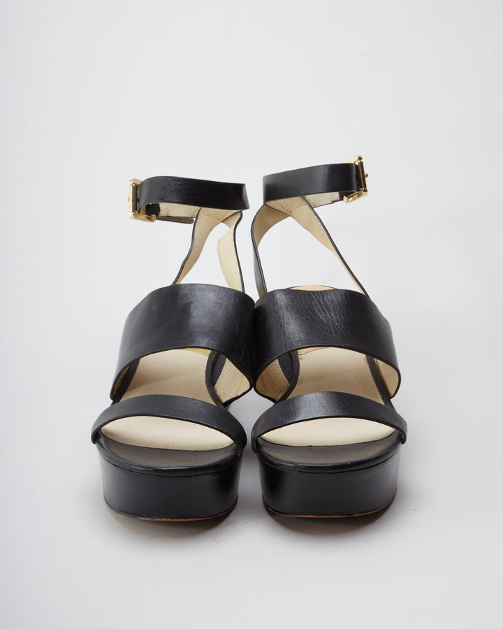 Michael Kors Black Platform Sandals - UK 7