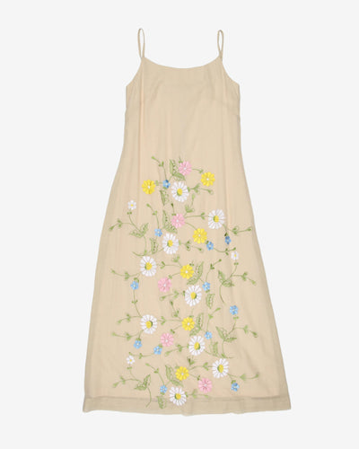 1970's s Philippines embroidered dress - S / M