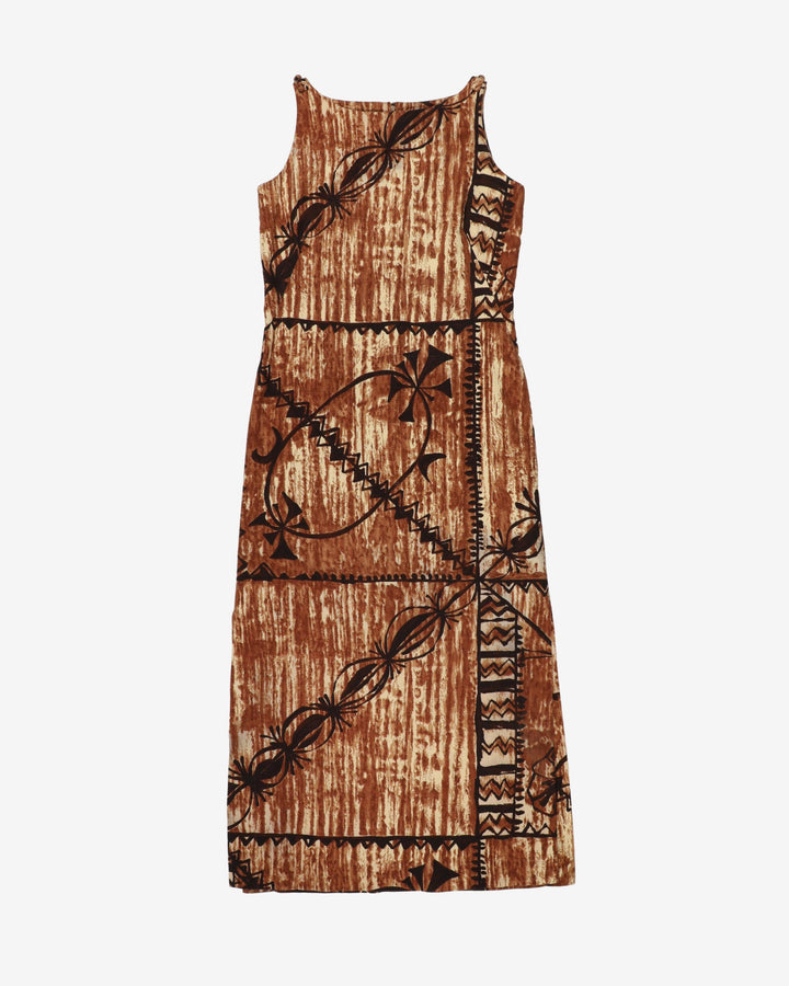 1970s Hawaiian maxi dress - S