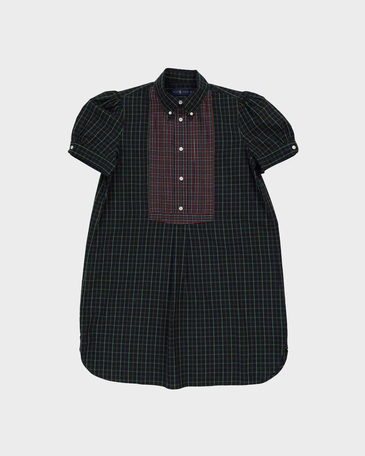 Ralph Lauren tartan shirt dress - S