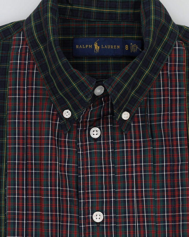 Ralph Lauren tartan shirt dress - S