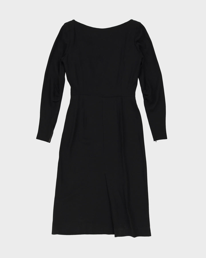 1950s Black Evening Dress - S