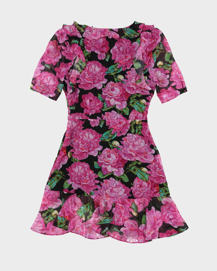 Y2K The Kooples Paris Floral Tea Dress - XS