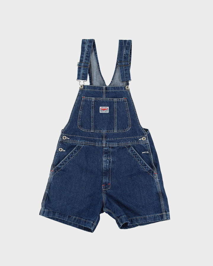 Ikeda Blue Denim Dungaree Shorts - S