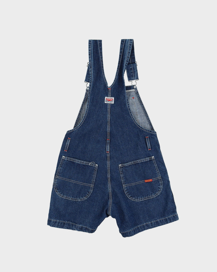 Ikeda Blue Denim Dungaree Shorts - S