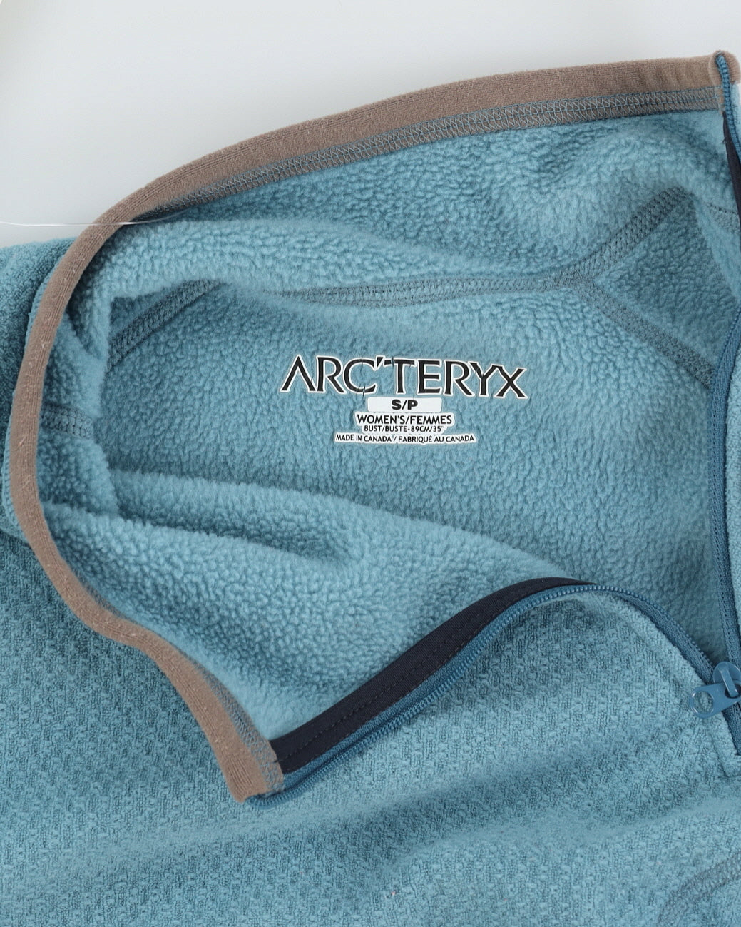 Arc'teryx Blue Quarter Zip Fleece - S