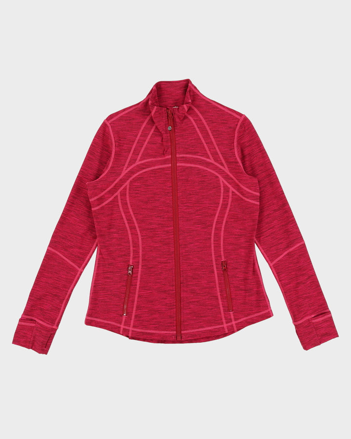 Lululemon Pink Full-Zip Sweatshirt - M
