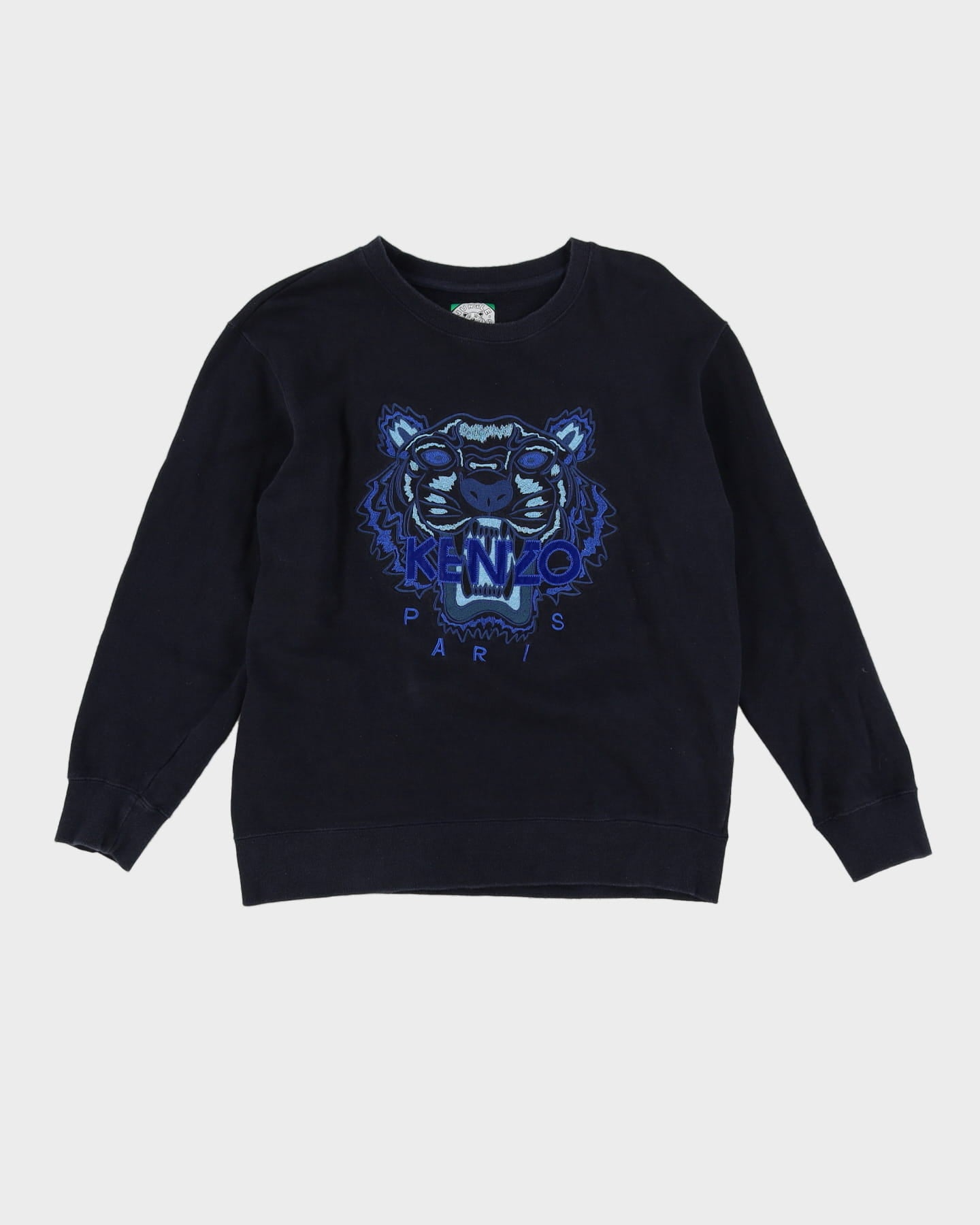 Navy Kenzo Shirt Uk KENZO KIDS Navy Blue Logo T-Shirt Junior