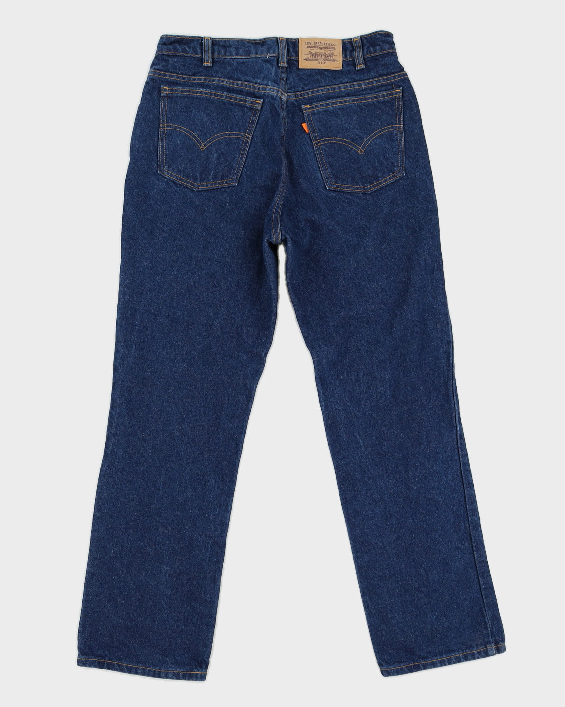 Vintage 80s Levi's Orange Blank Tab Blue Jeans - W32 L30