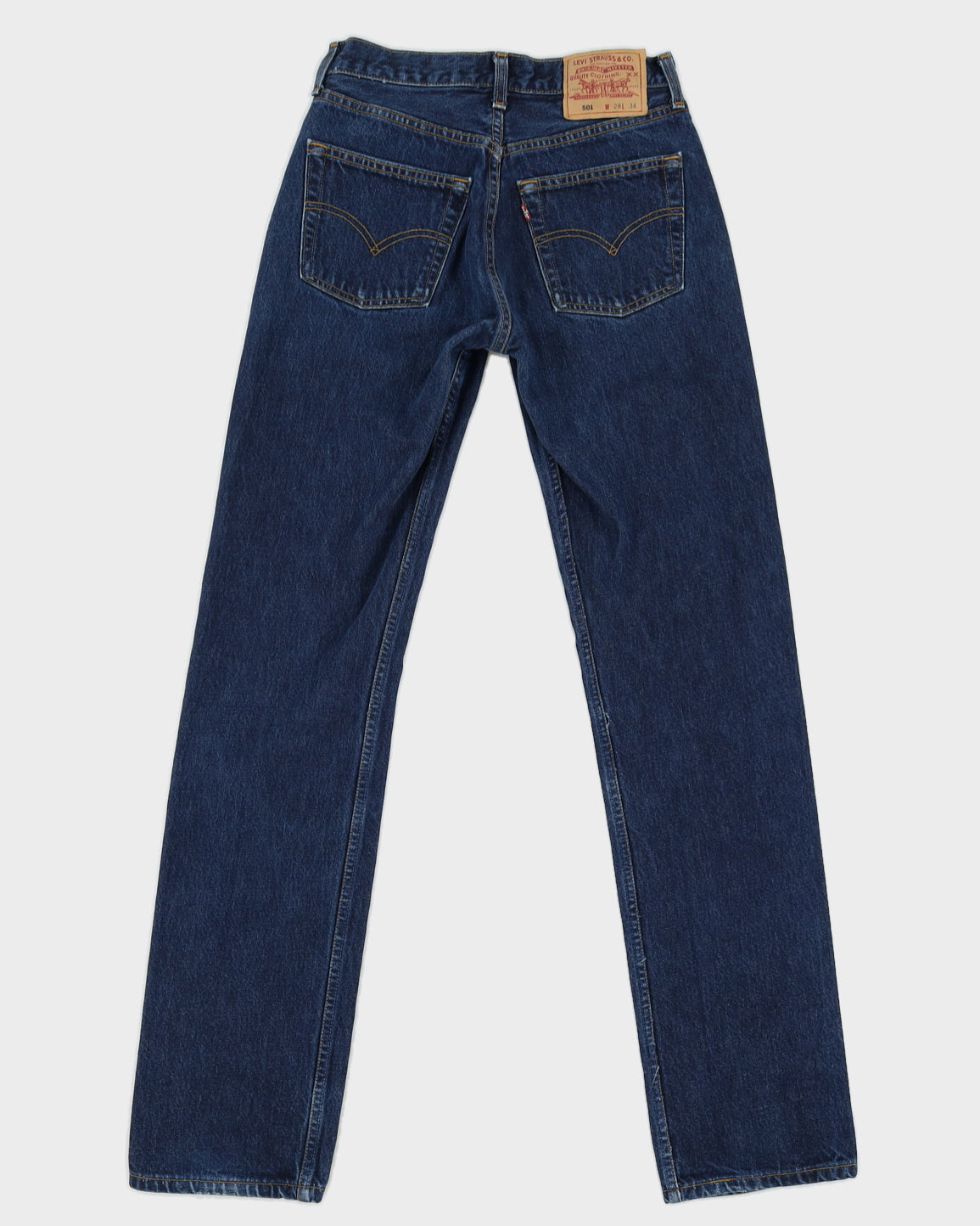 Levi's Denim Dark Wash 501 Jeans - W28 L34