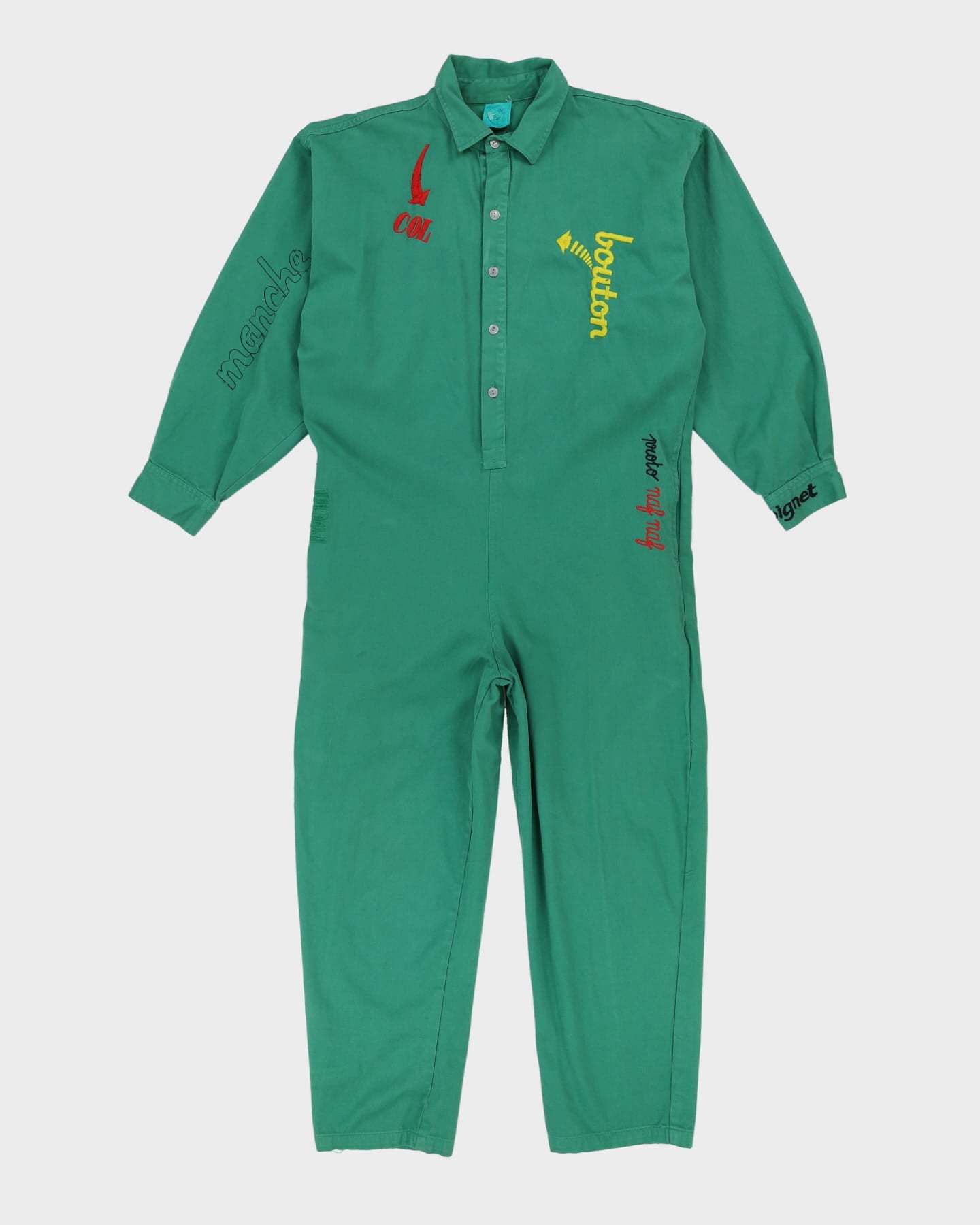 Vintage 1990s Naf Naf Overalls Jumpsuit M L Rokit