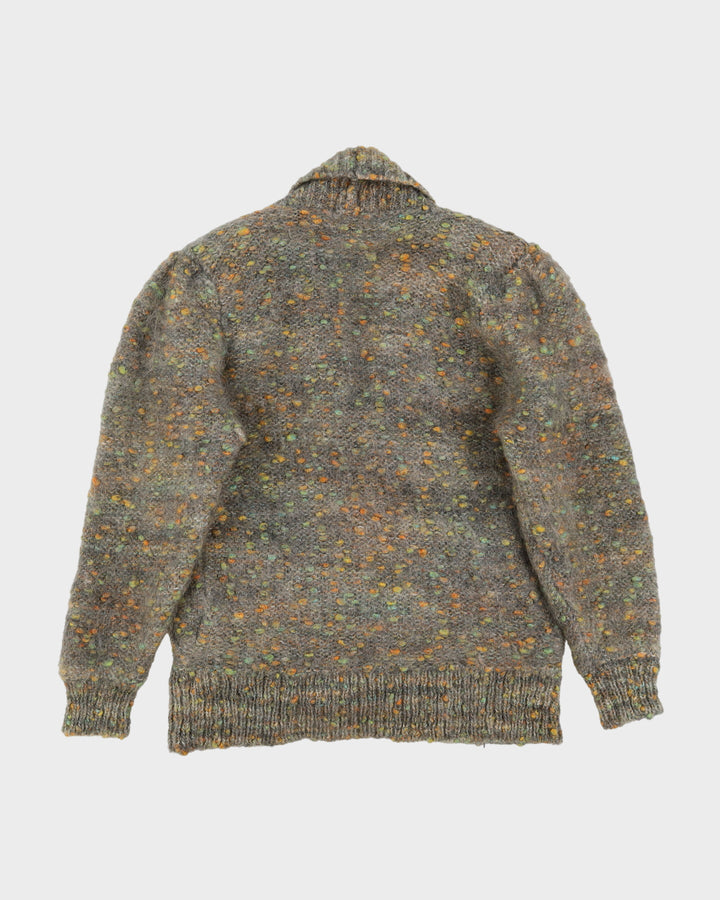 1980s Chunky Wool Knitted Cardigan - M
