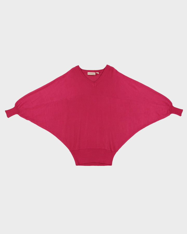 Vintage Diane Von Furstenberg Knitted Batwing Jumper - M / L