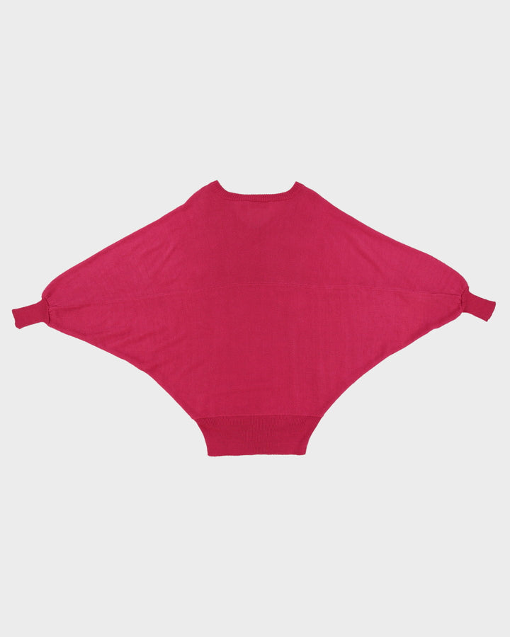 Vintage Diane Von Furstenberg Knitted Batwing Jumper - M / L