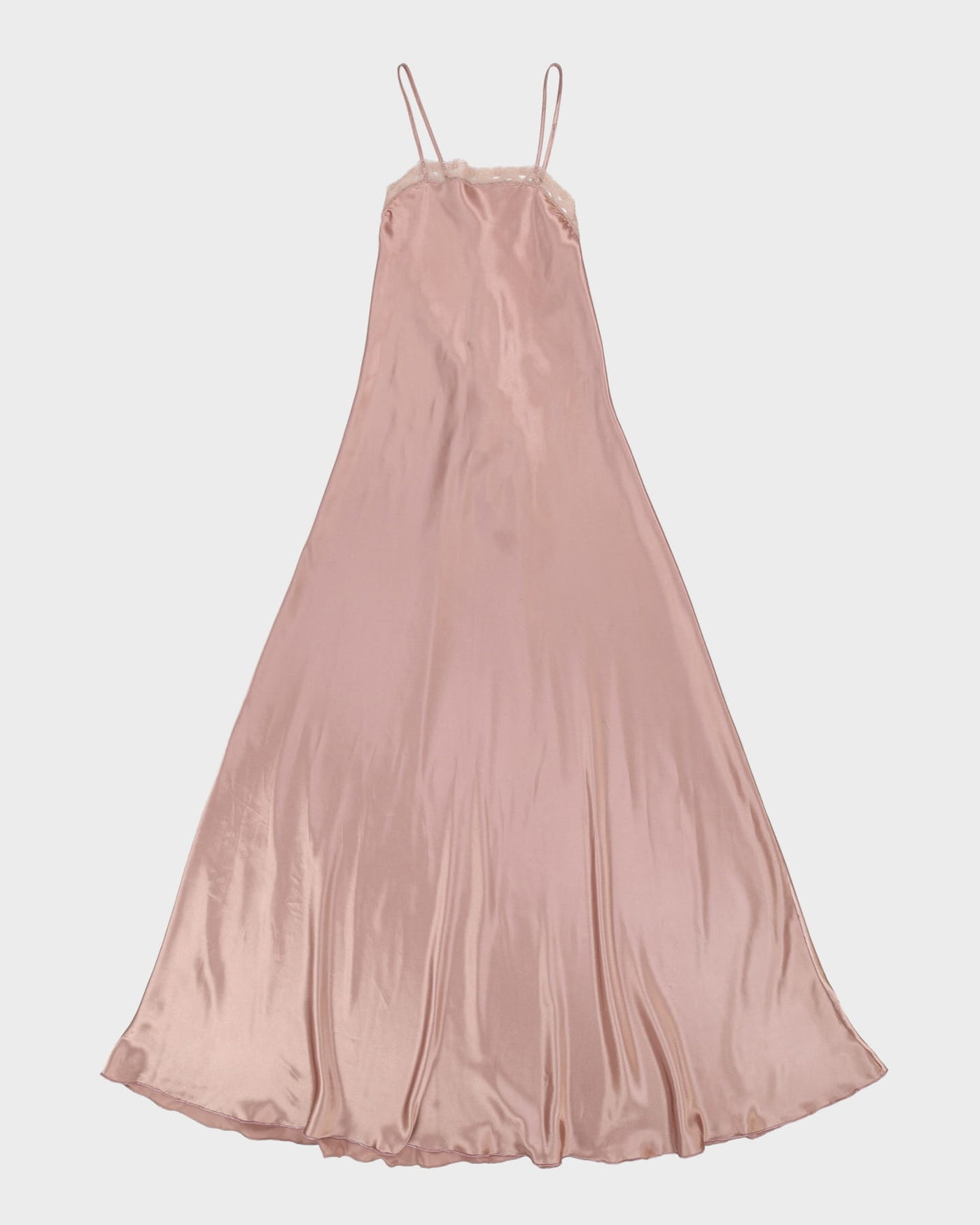 Y2K Pink Slip Dress - M
