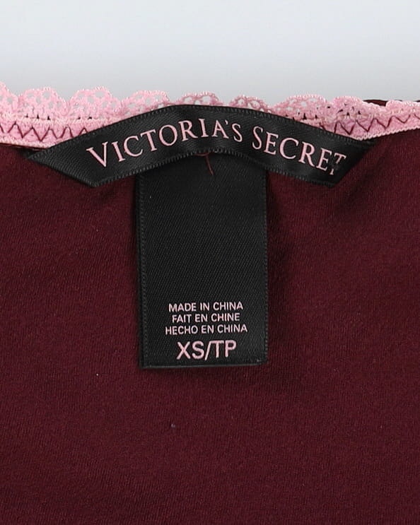 Victoria's Secret Burgundy Slip Dress - S