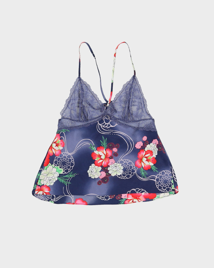 Victoria's Secret Blue Floral Cami Top - XS