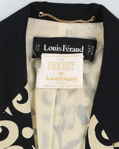 Louis Feraud Patterned Silk Jacket - S
