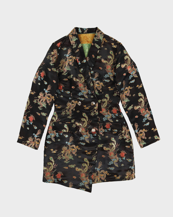 Copper Brocade Blazer Jacket - XS