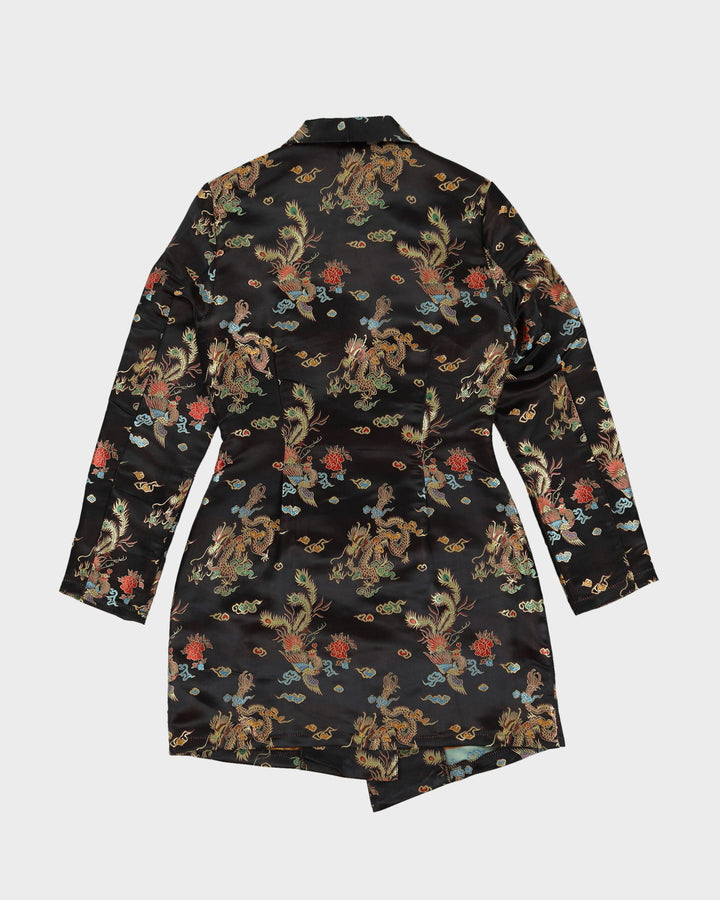 Copper Brocade Blazer Jacket - XS