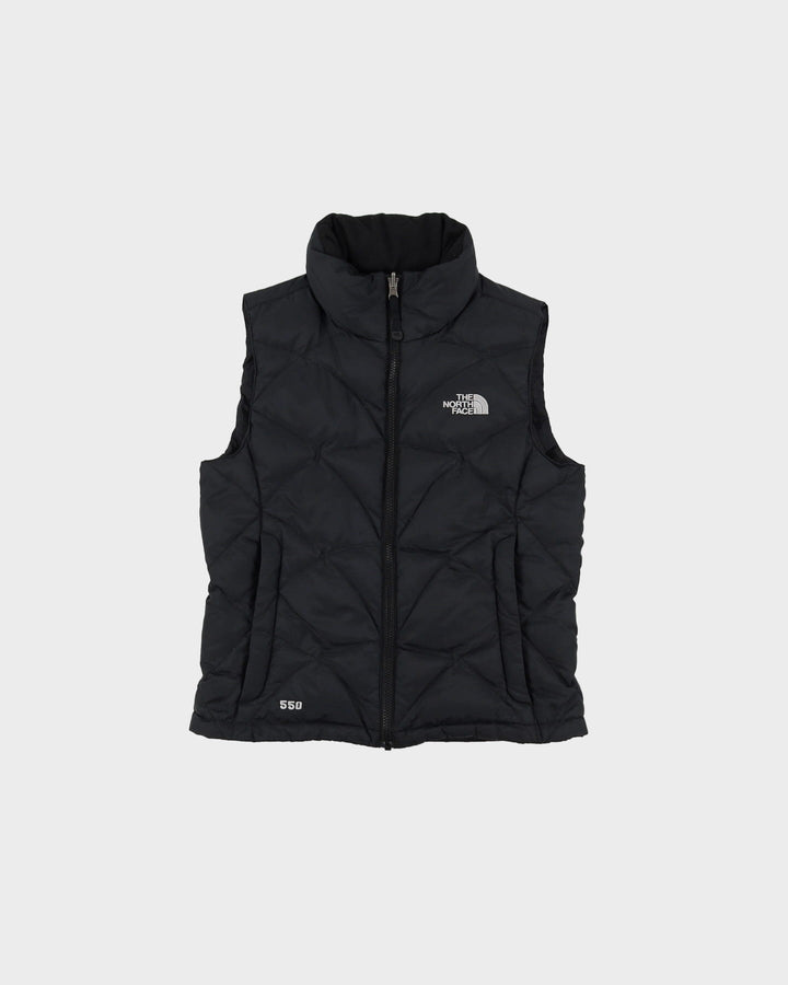 The North Face Black Sleeveless Puffer Gilet Jacket - XS