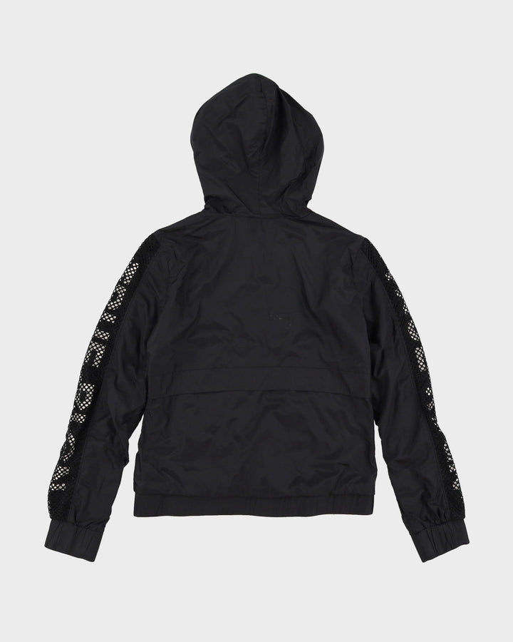 00s Y2K True Religion Black Hooded Anorak Rain Jacket - S